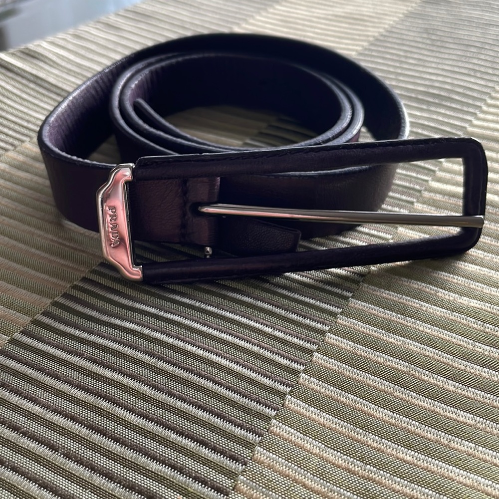 Selling purple PRADA cinch belt!
